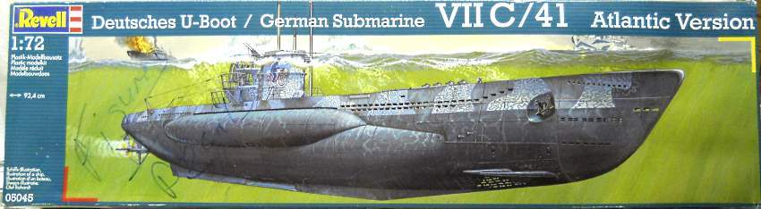 Revell 1/72 U-Boat VIIC/41 Atlantic Version - (VIIC Wolfpack), 05045 plastic model kit